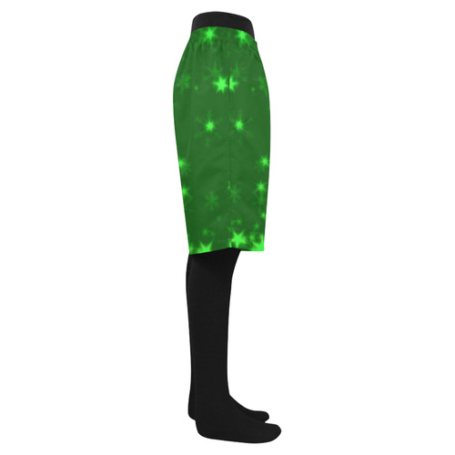 Blurry Stars green by FeelGood Men's Swim Trunk (Model L21)