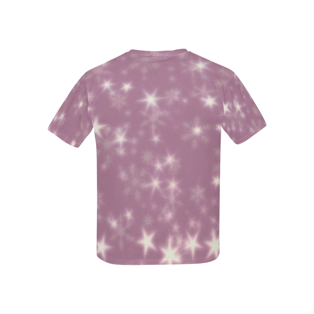 Blurry Stars lilac by FeelGood Kids' All Over Print T-shirt (USA Size) (Model T40)