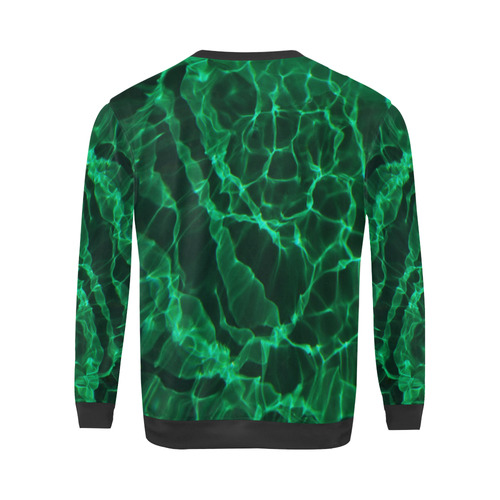 The green dive All Over Print Crewneck Sweatshirt for Men (Model H18)