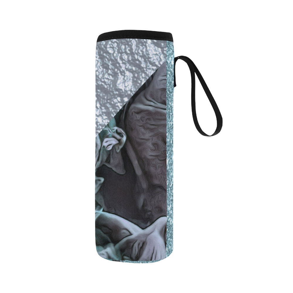 Chic shimmering Mix B by JamColors Neoprene Water Bottle Pouch/Large