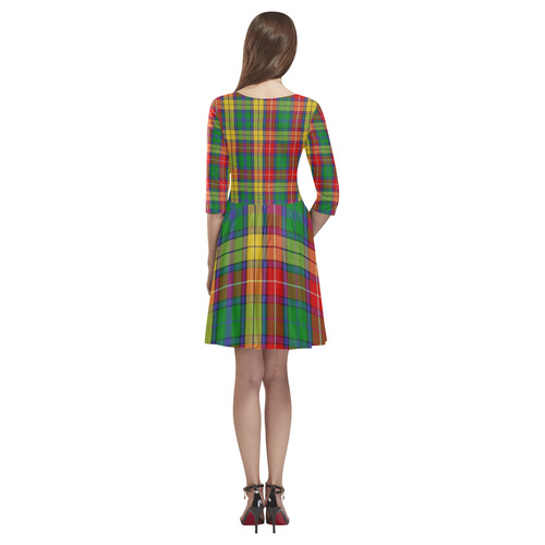 TARTAN 9010 Tethys Half-Sleeve Skater Dress(Model D20)