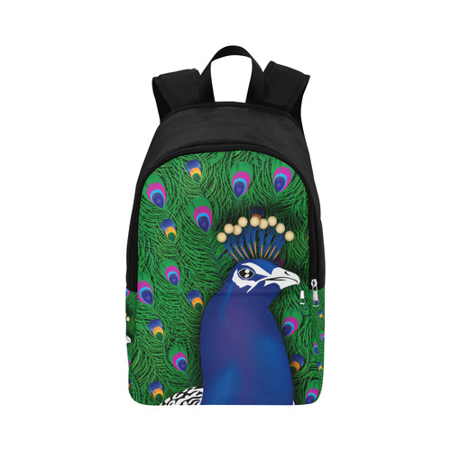 Peacock Pride Fabric Backpack for Adult (Model 1659)