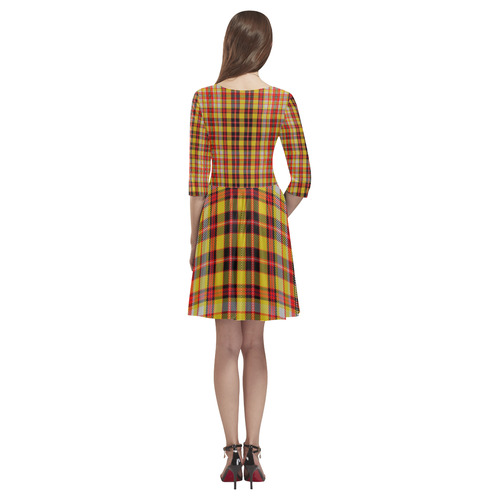 TARTAN 9000 Tethys Half-Sleeve Skater Dress(Model D20)