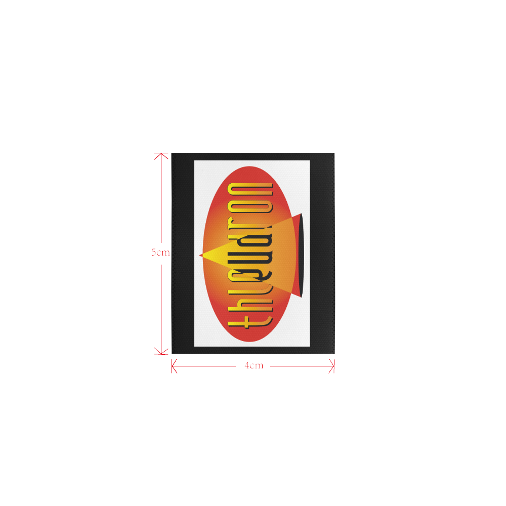 thleudron Record label Hoddie Logo for Women's Hoodies (4cm X 5cm)