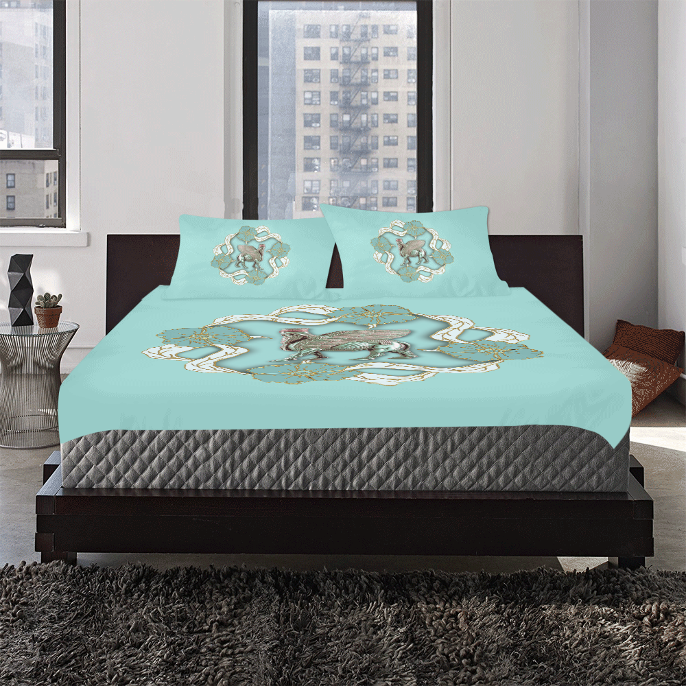 Lamassu 3 piece bedroom set 3-Piece Bedding Set