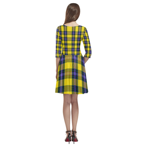 TARTAN 9005 Tethys Half-Sleeve Skater Dress(Model D20)