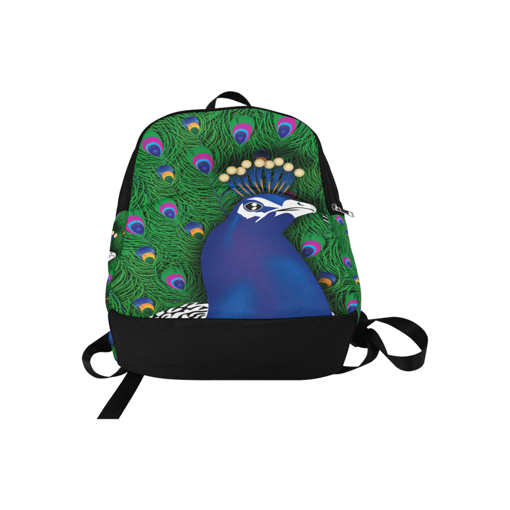 Peacock Pride Fabric Backpack for Adult (Model 1659)