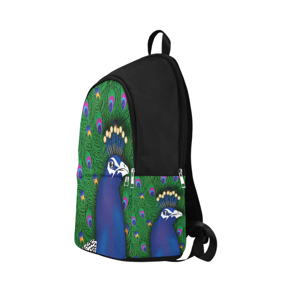 Peacock Pride Fabric Backpack for Adult (Model 1659)