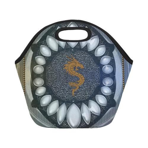 Chinese dragon Neoprene Lunch Bag/Small (Model 1669)
