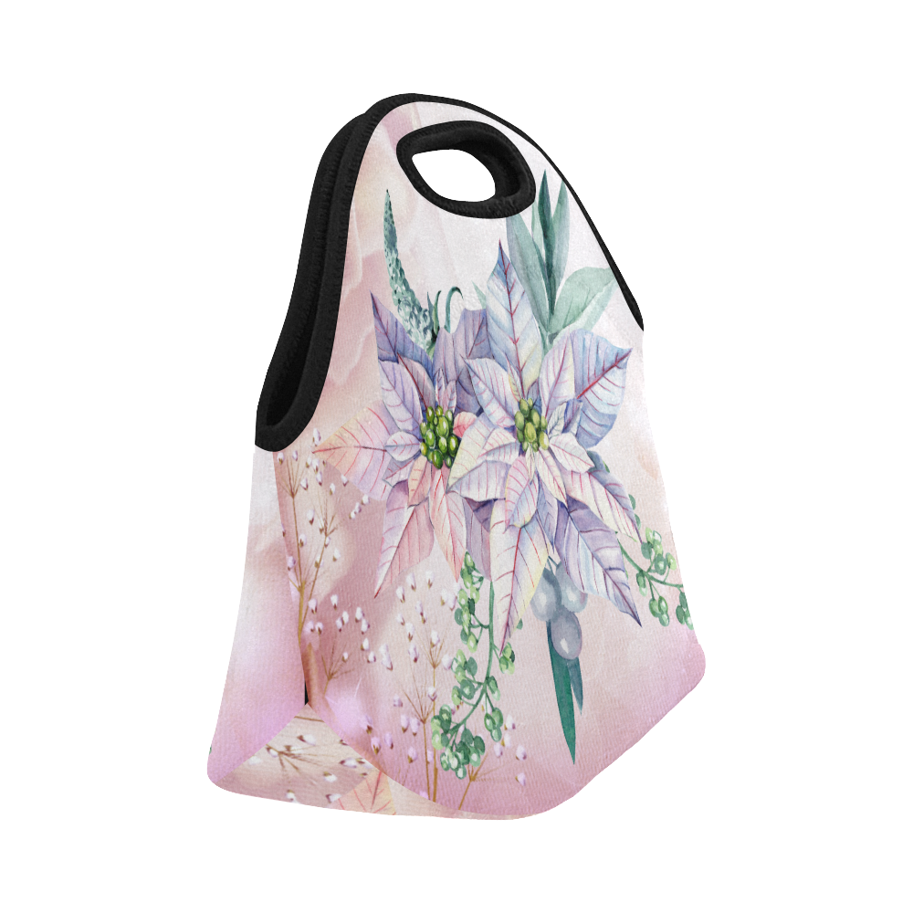 Wonderful flowers, watercolor Neoprene Lunch Bag/Small (Model 1669)