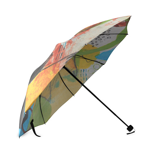 Messy Circles Foldable Umbrella (Model U01)