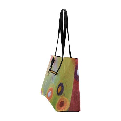 Flowers 1 Abstract Euramerican Tote Bag/Large (Model 1656)