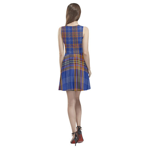 TARTAN 9001 Thea Sleeveless Skater Dress(Model D19)