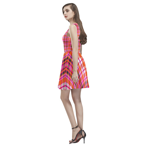 TARTAN 9002 Thea Sleeveless Skater Dress(Model D19)