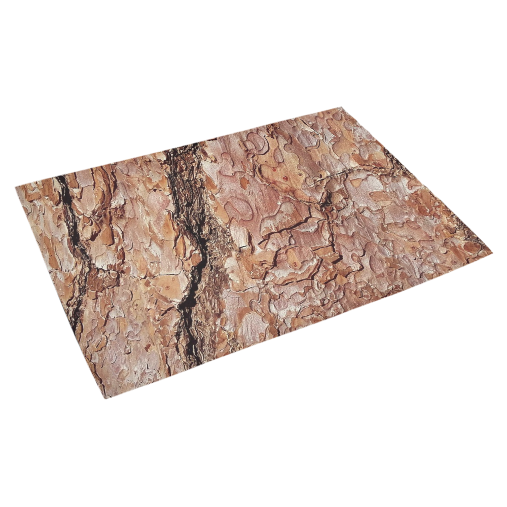 Tree Bark C by JamColors Azalea Doormat 30" x 18" (Sponge Material)