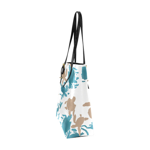 Swimming Turtles Euramerican Tote Bag/Small (Model 1655)