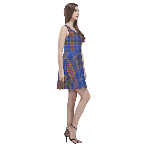 TARTAN 9001 Thea Sleeveless Skater Dress(Model D19)