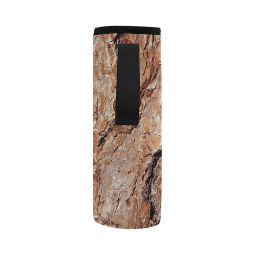 Tree Bark C by JamColors Neoprene Water Bottle Pouch/Large