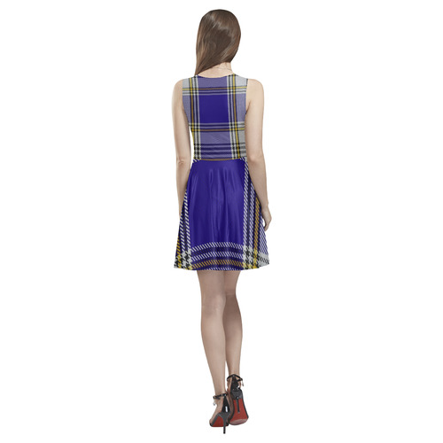 Livingston Tartan Thea Sleeveless Skater Dress(Model D19)