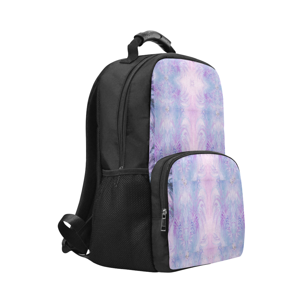 purple butterfly Unisex Laptop Backpack (Model 1663)