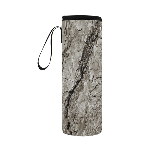 Tree Bark A by JamColors Neoprene Water Bottle Pouch/Large