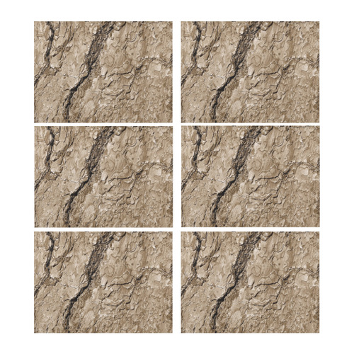 Tree Bark B by JamColors Placemat 14’’ x 19’’ (Set of 6)