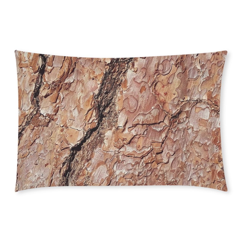 Tree Bark C by JamColors 3-Piece Bedding Set