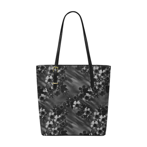 Black Blossoms Euramerican Tote Bag/Small (Model 1655)