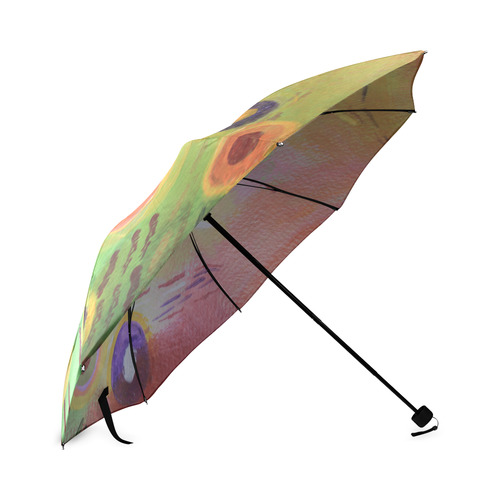 Flowers Abstract Foldable Umbrella (Model U01)