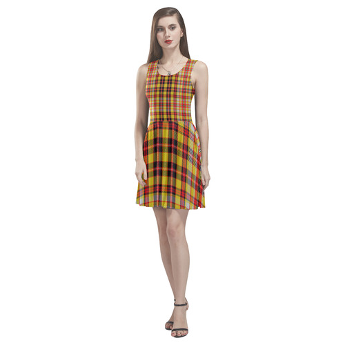 TARTAN 9000 Thea Sleeveless Skater Dress(Model D19)