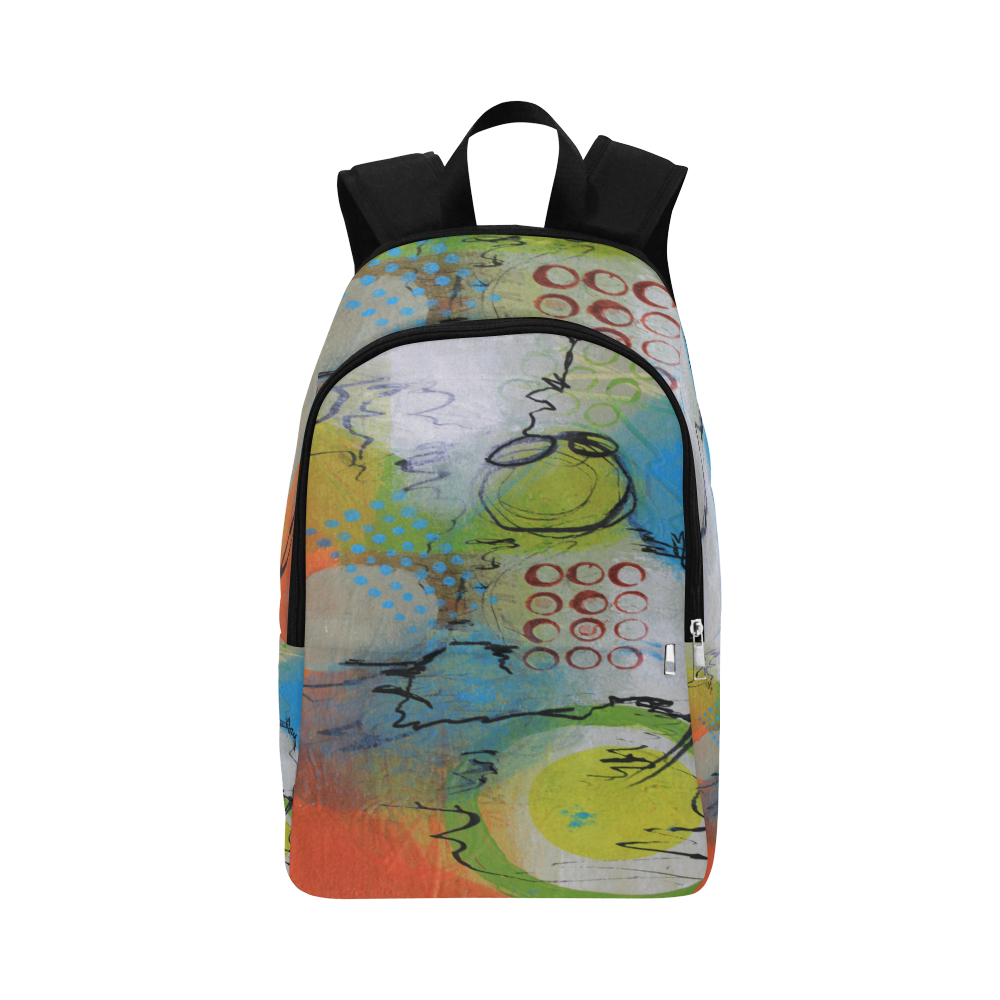 Flying in the Clouds Fabric Backpack for Adult (Model 1659)