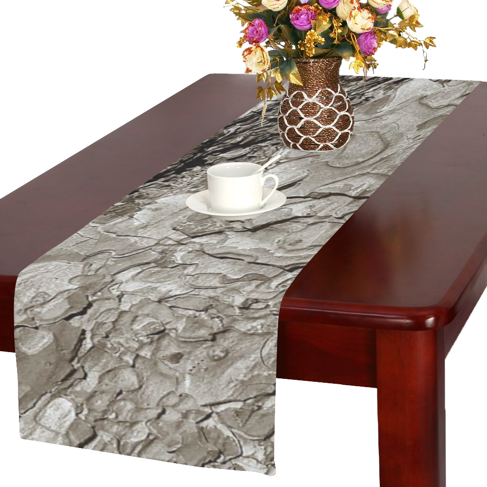 Tree Bark A by JamColors Table Runner 16x72 inch