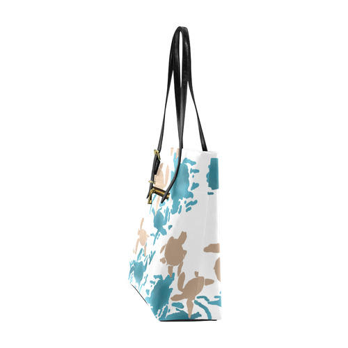 Swimming Turtles Euramerican Tote Bag/Small (Model 1655)