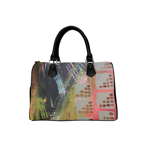 Dark City Boston Handbag (Model 1621)