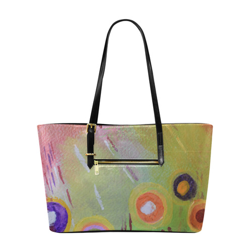 Flowers 1 Abstract Euramerican Tote Bag/Large (Model 1656)