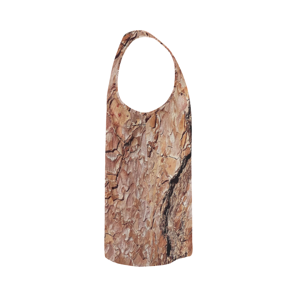 Tree Bark C by JamColors All Over Print Tank Top for Men (Model T43)