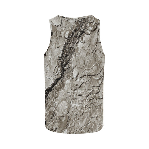 Tree Bark A by JamColors All Over Print Tank Top for Men (Model T43)