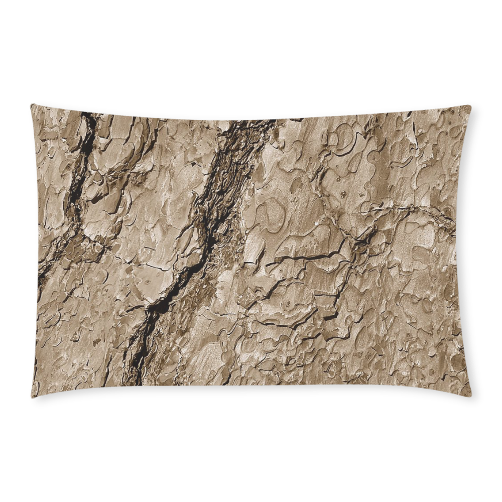 Tree Bark B by JamColors 3-Piece Bedding Set