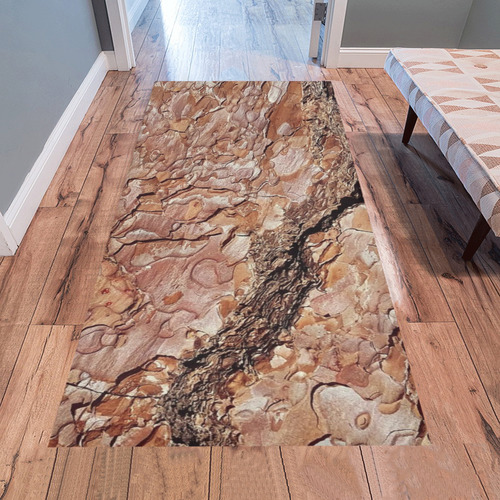 Tree Bark C by JamColors Area Rug 7'x3'3''