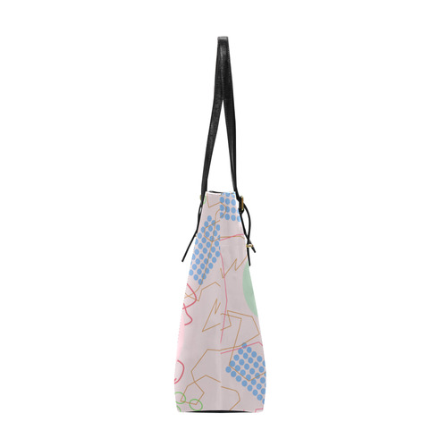 Abstract 8 pink Euramerican Tote Bag/Small (Model 1655)