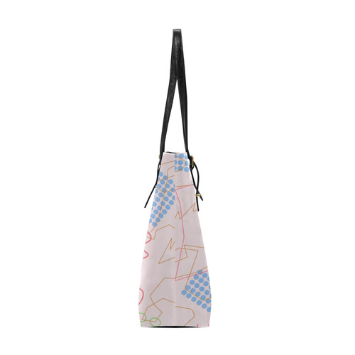 Abstract 8 pink Euramerican Tote Bag/Small (Model 1655)