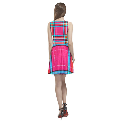 TARTAN 9007 Thea Sleeveless Skater Dress(Model D19)