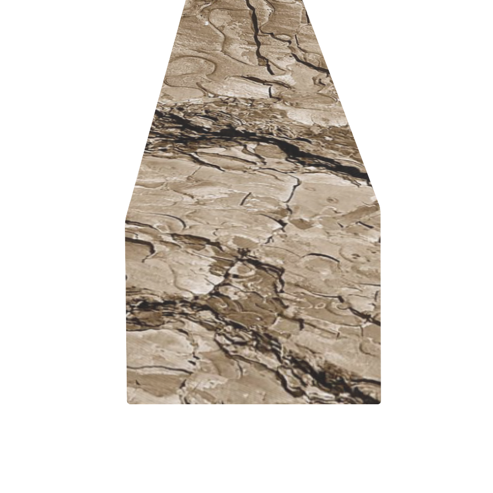 Tree Bark B by JamColors Table Runner 16x72 inch