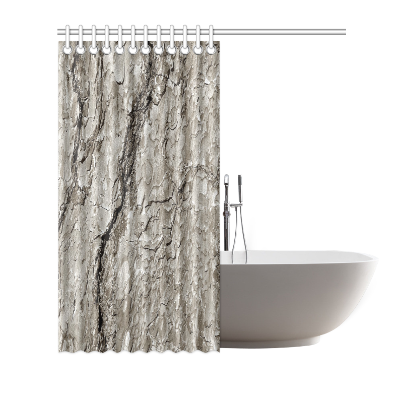 Tree Bark A by JamColors Shower Curtain 72"x72"