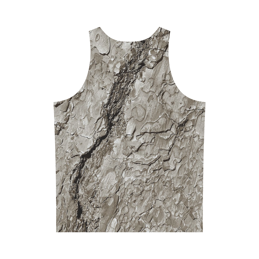 Tree Bark A by JamColors All Over Print Tank Top for Men (Model T43)