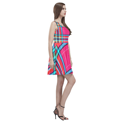 TARTAN 9007 Thea Sleeveless Skater Dress(Model D19)