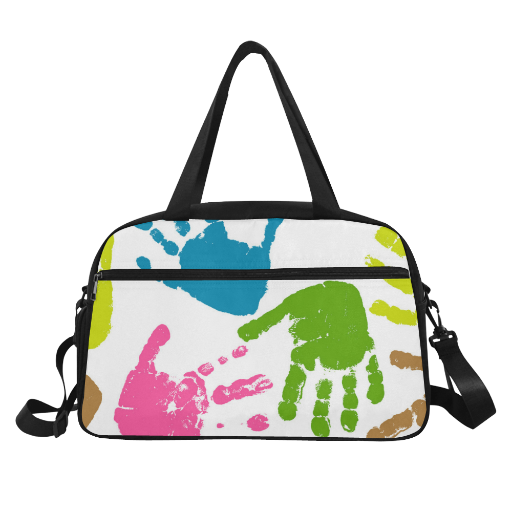 Finger Prints Fitness Handbag (Model 1671)