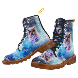Watercolor, owl in the unoverse Martin Boots For Men Model 1203H