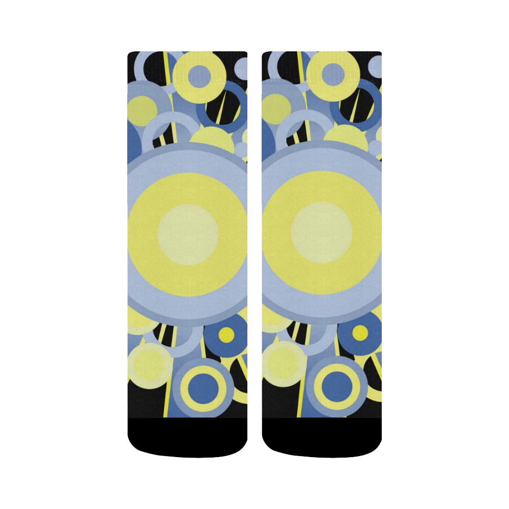 Retro circles Crew Socks