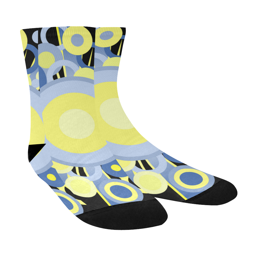 Retro circles Crew Socks